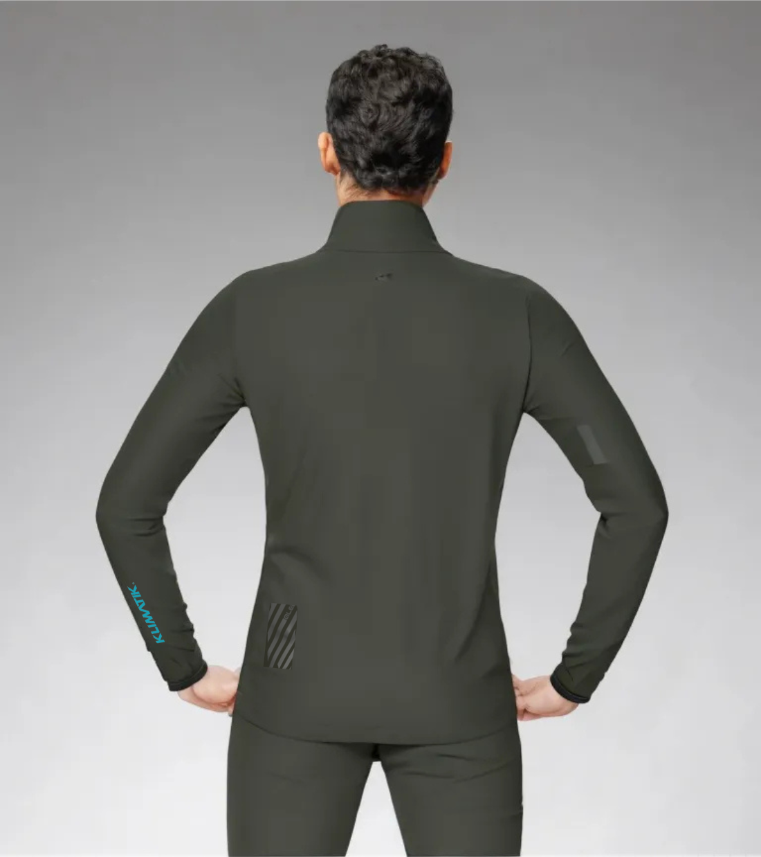 GIUBBINO ALÉ KLIMATIK RACING 2.0 ANTIPIOGGIA - Verde Militare