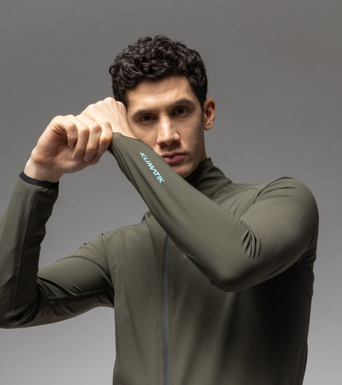 GIUBBINO ALÉ KLIMATIK RACING 2.0 ANTIPIOGGIA - Verde Militare