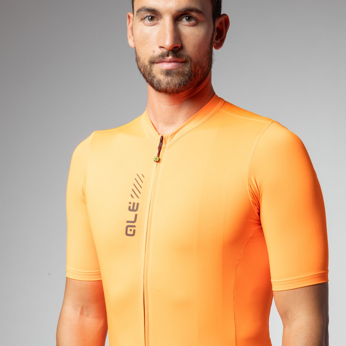 MAGLIA ALÉ PRAGMA COLOR BLOCK - Arancio Fluo