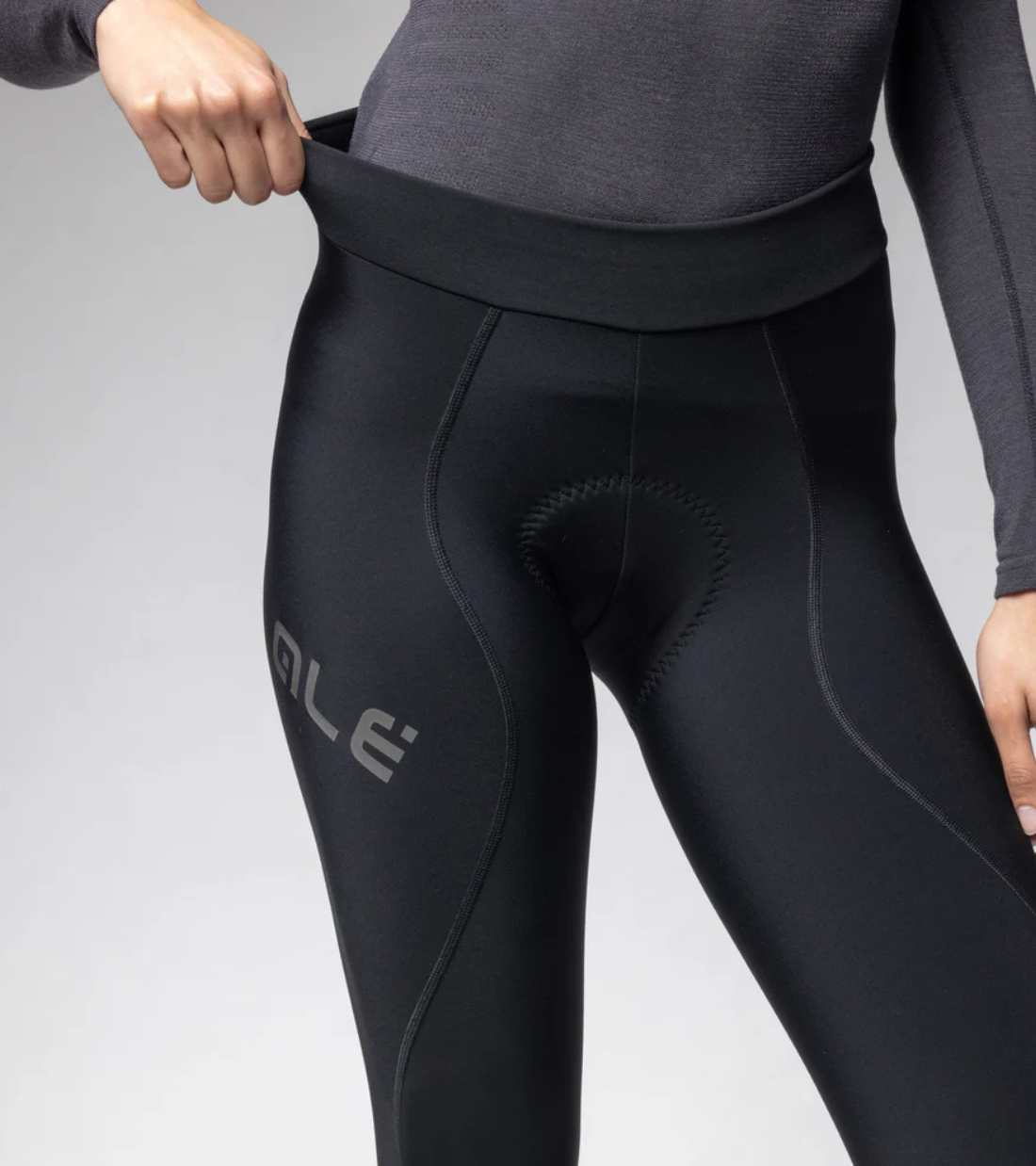 PANTALONE ALÉ DONNA PRAGMA WINTER - Nero/Bianco