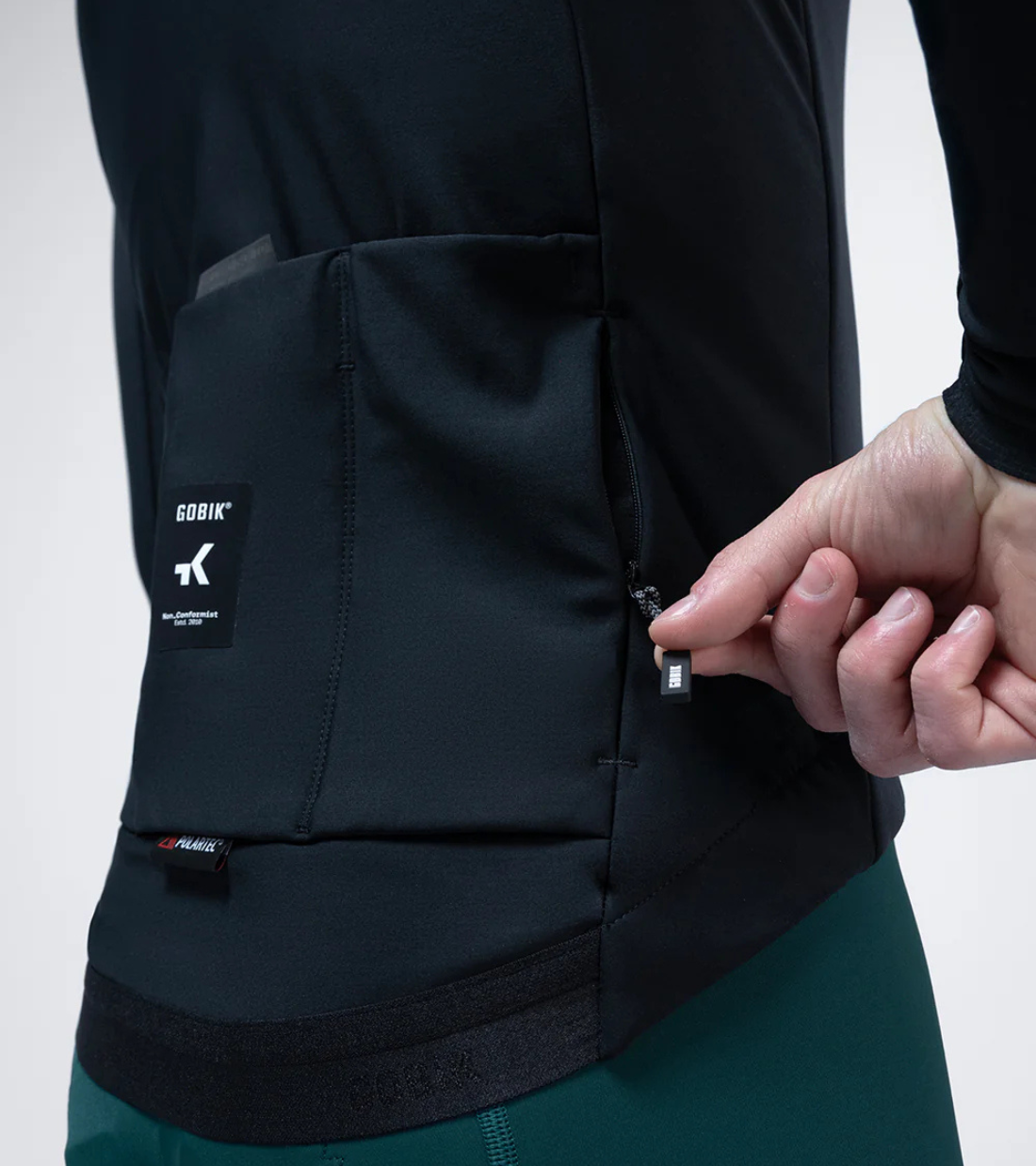 GIACCA GOBIK SKIMO SOLID - Ink Black