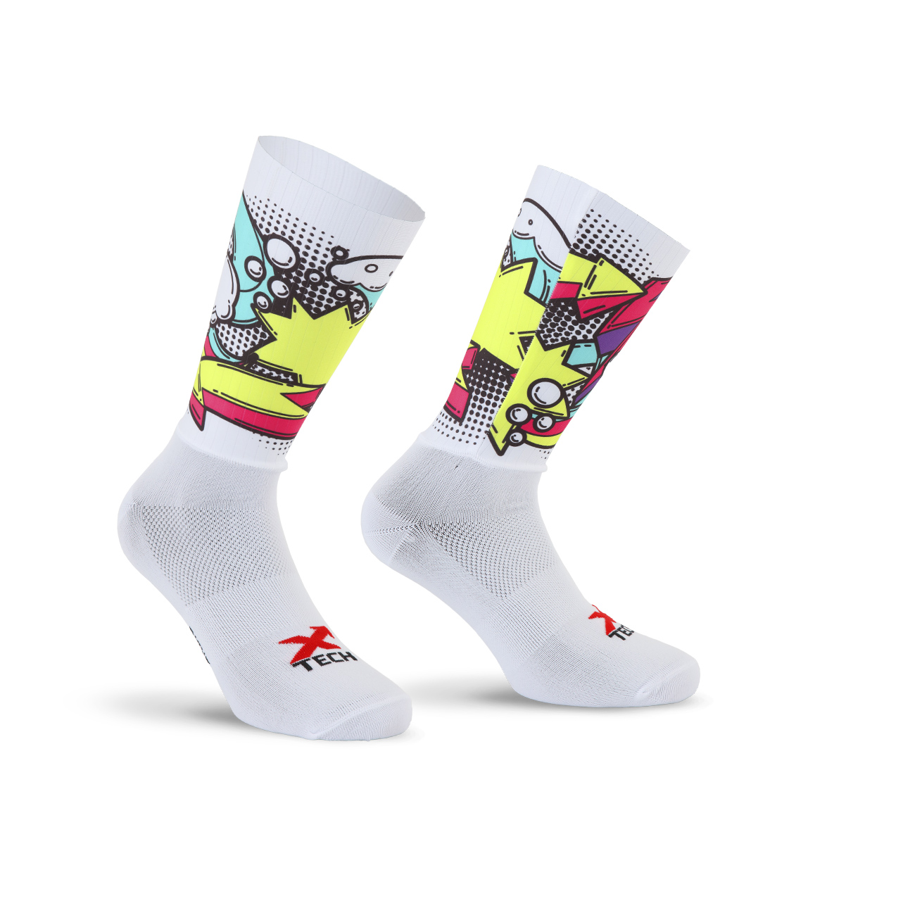 CALZE ESTIVE X-TECH CRONO 8 – Bianco