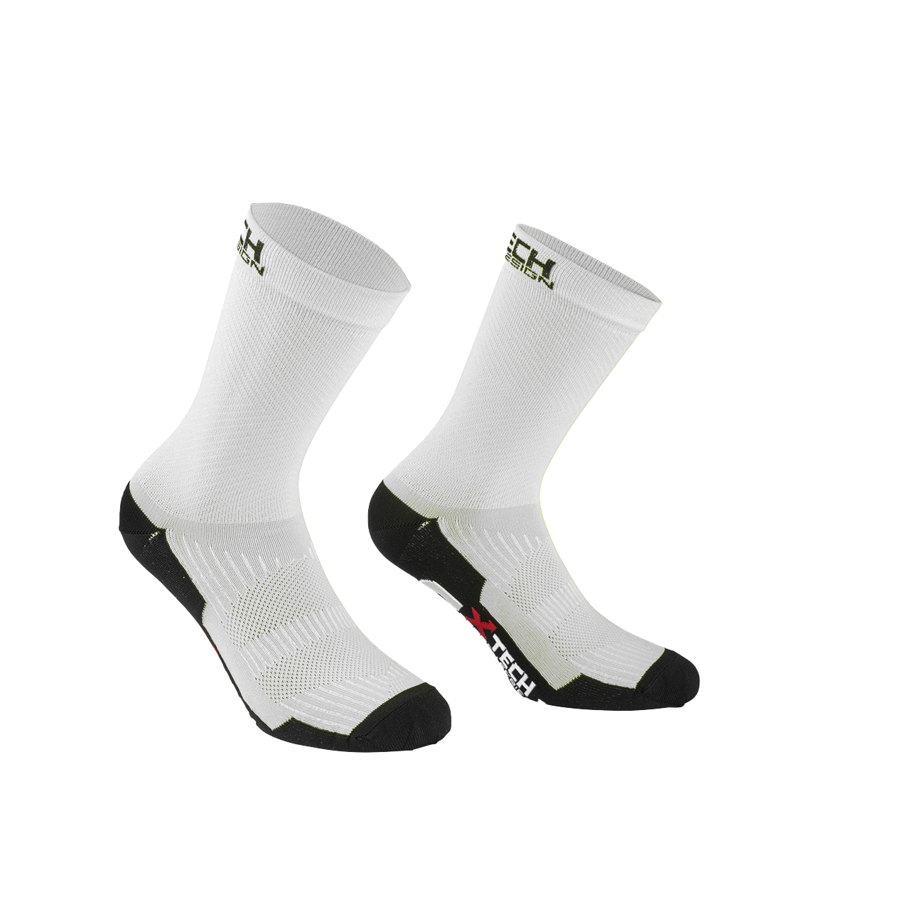 CALZE X-TECH PROFESSIONAL CARBON - Bianco