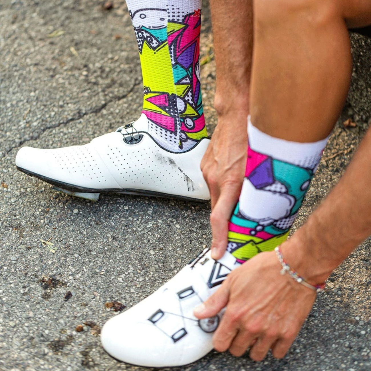 CALZE ESTIVE X-TECH CRONO 8 – Bianco