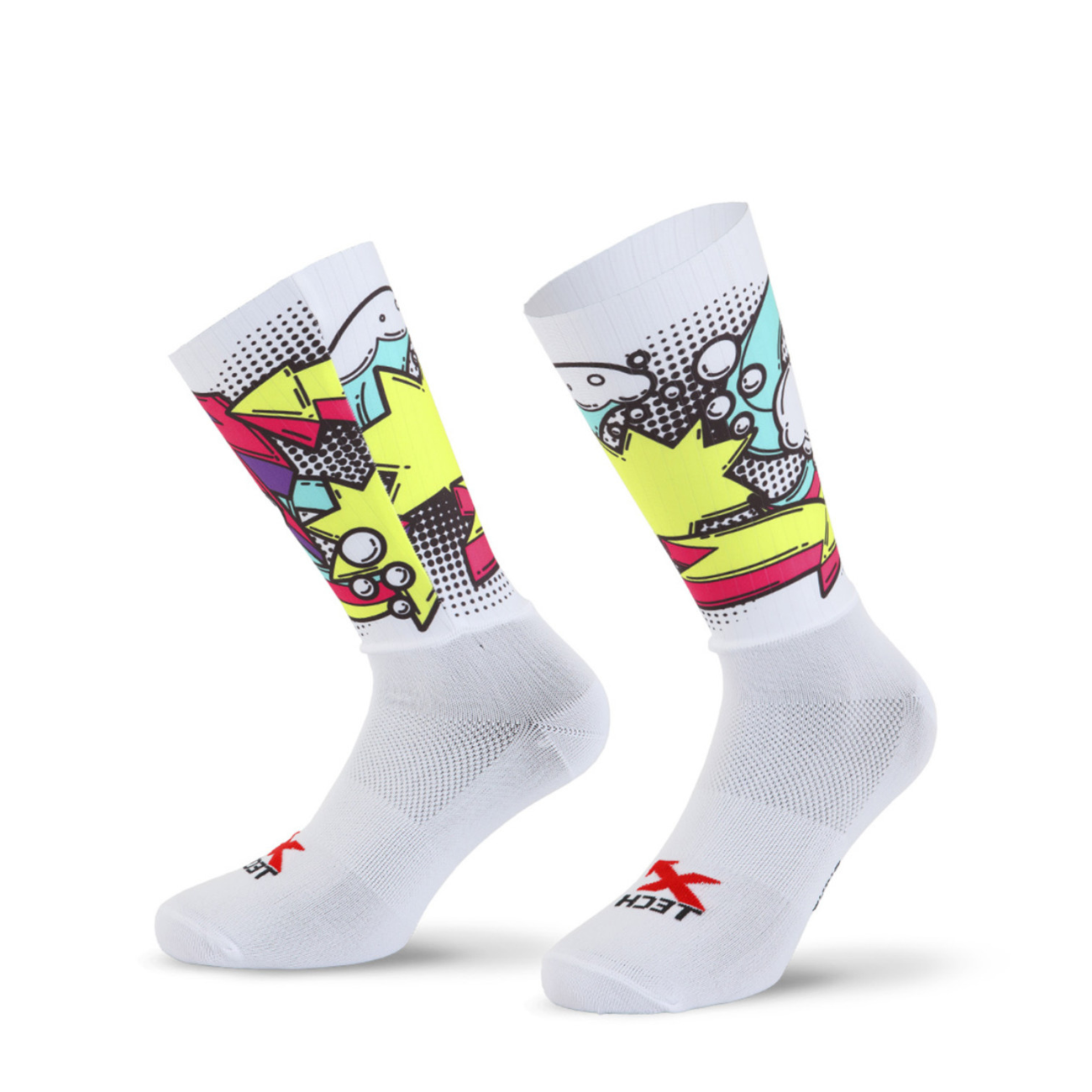 CALZE ESTIVE X-TECH CRONO 8 – Bianco