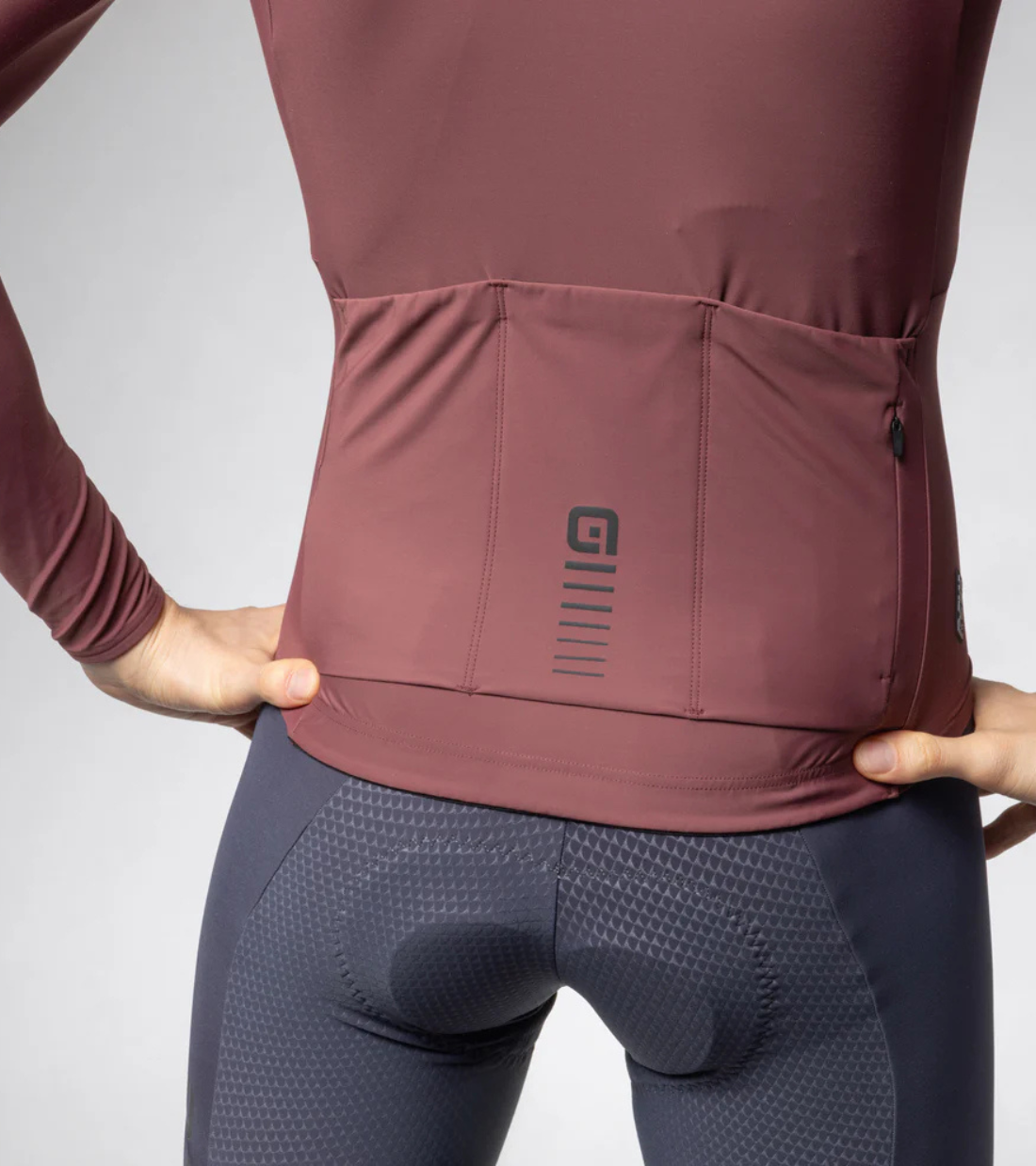 MAGLIA ALÉ WARM RACE – Burgundy