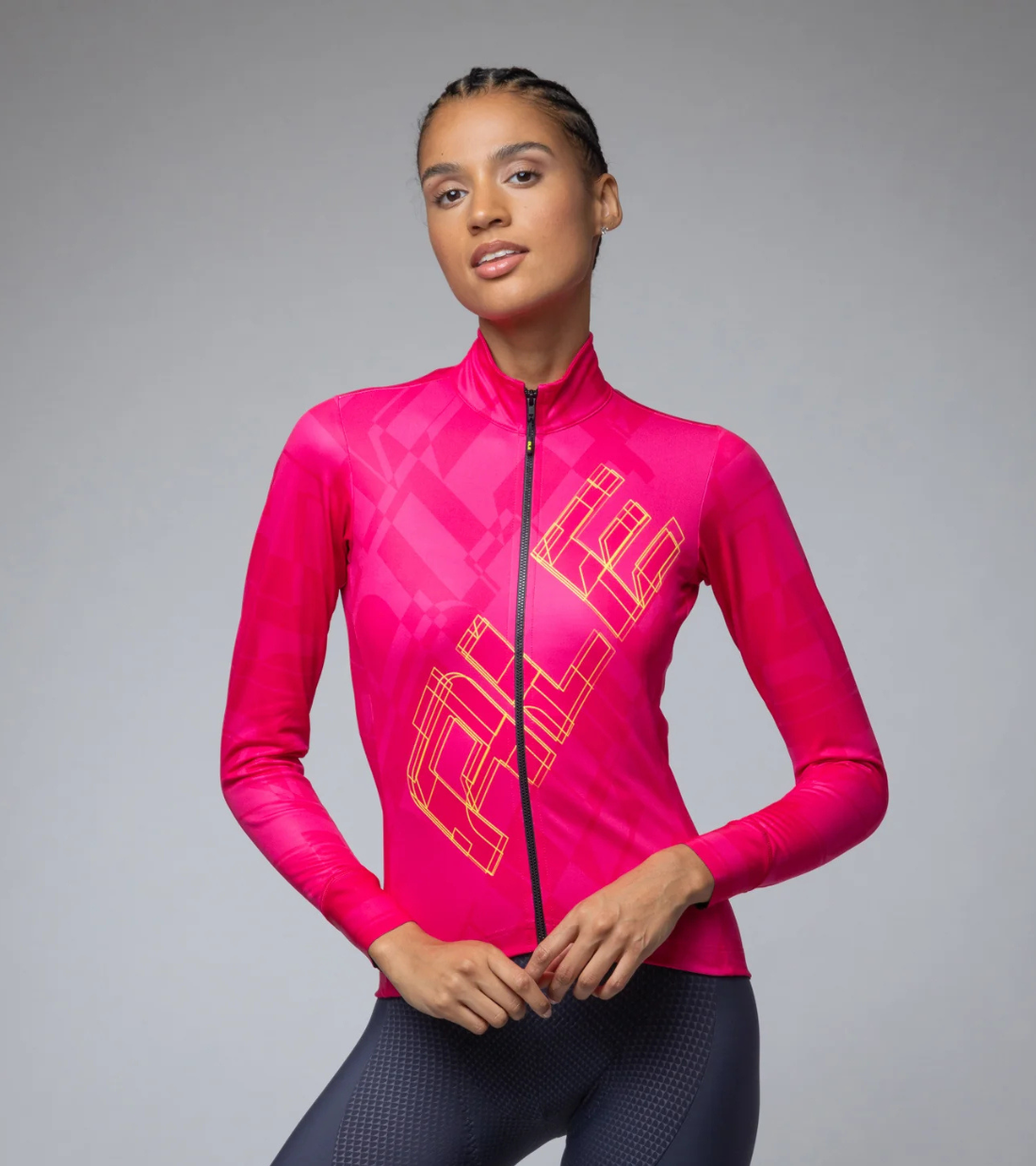 MAGLIA ML ALÉ DONNA PRAGMA SCHEMA - Fucsia
