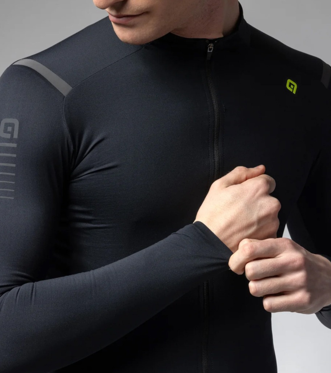 MAGLIA ALÉ R-EV1 WARM RACE – Nero