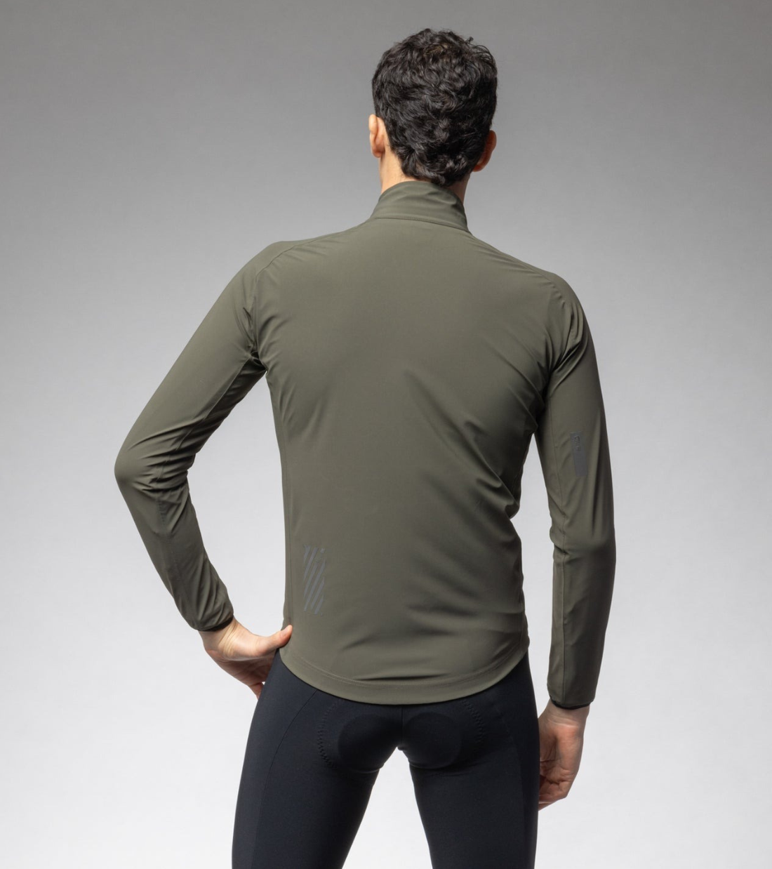 GIUBBINO ALÉ KLIMATIK RACING 2.0 ANTIPIOGGIA - Verde Militare