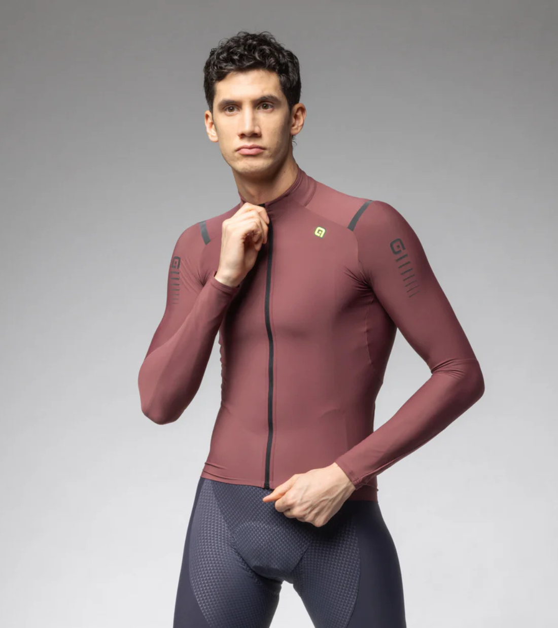 MAGLIA ALÉ WARM RACE – Burgundy