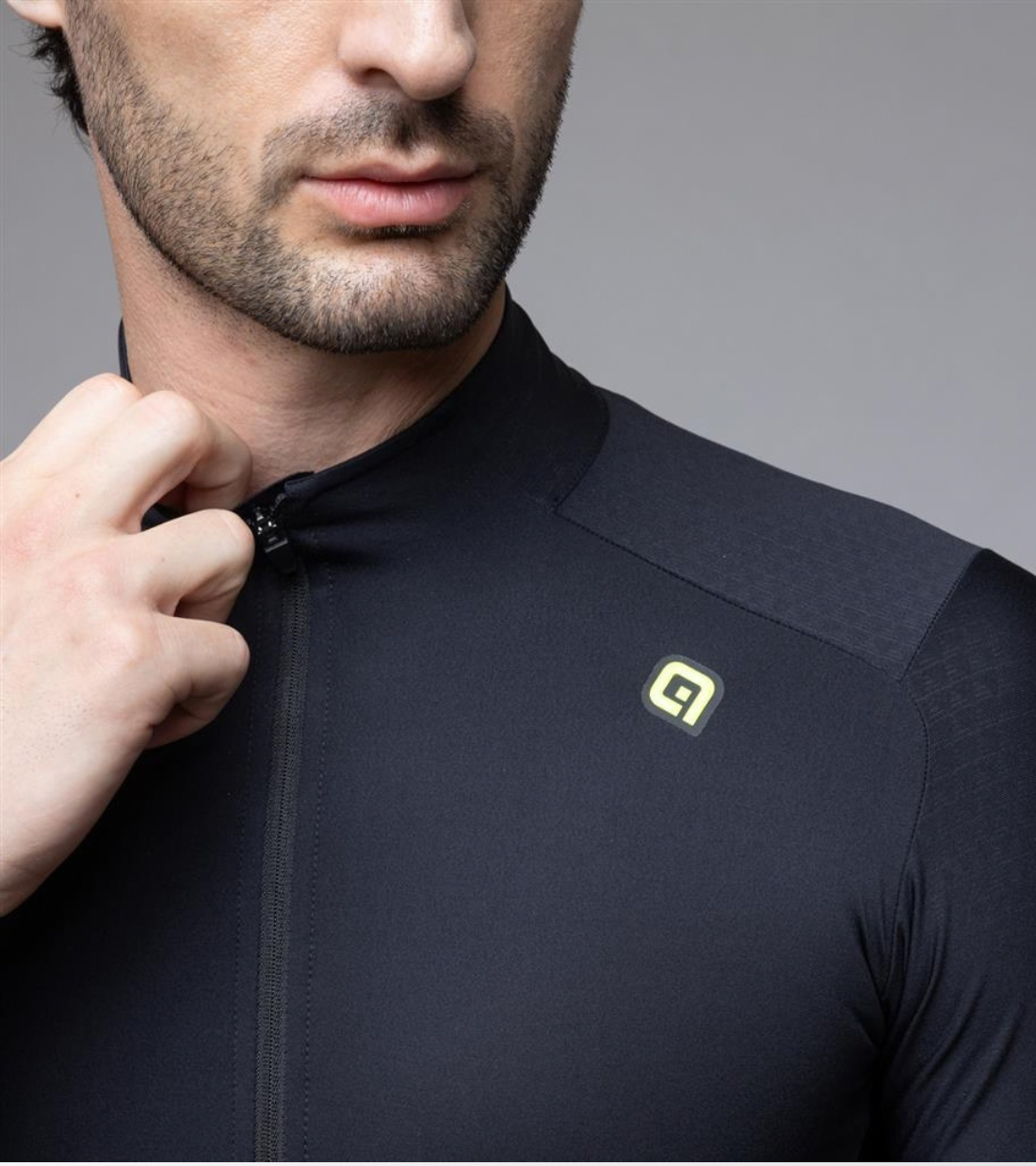 MAGLIA ALÉ R-EV1 WARM RACE – Nero