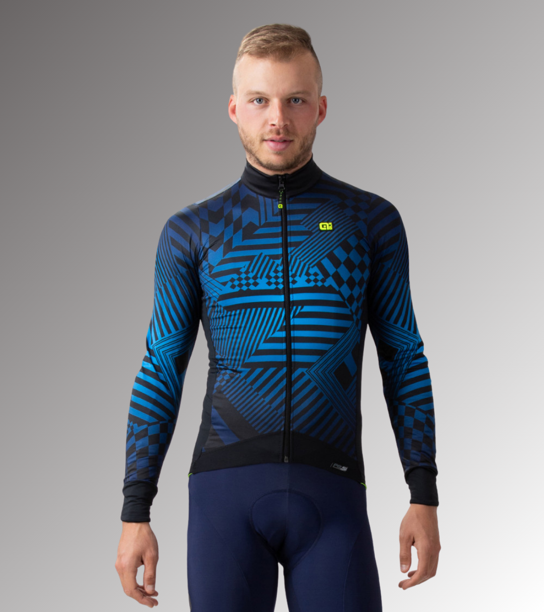 MAGLIA ALÉ PR-S CHECKER - Blue