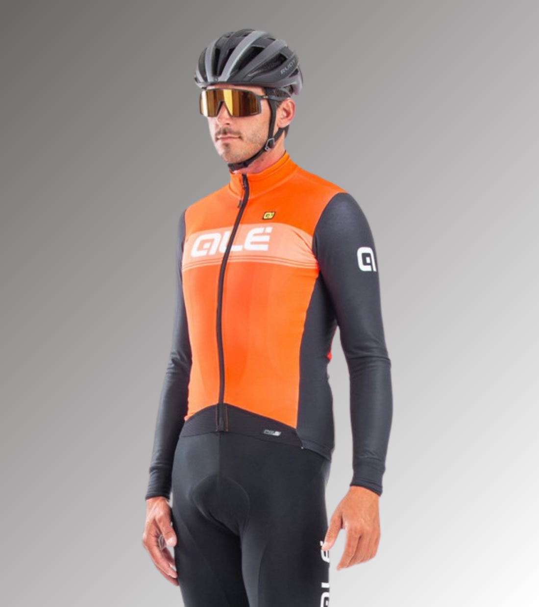 MAGLIA ALÉ PR-S LOGO – Arancio